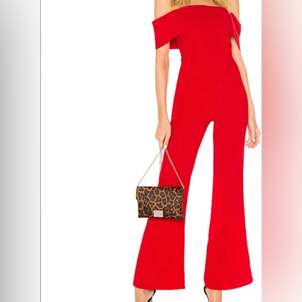 Red by the way jumpsuit